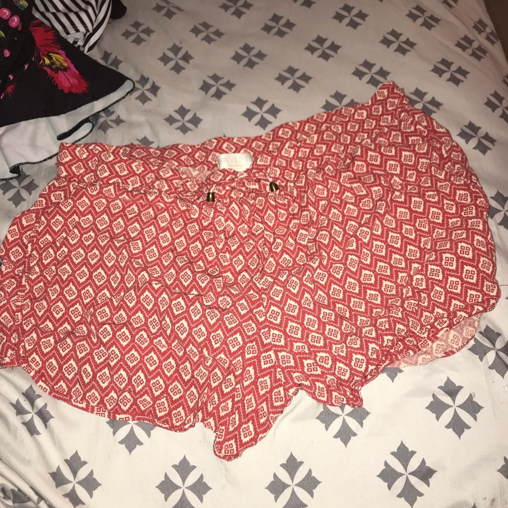 Worn a few times, red shorts